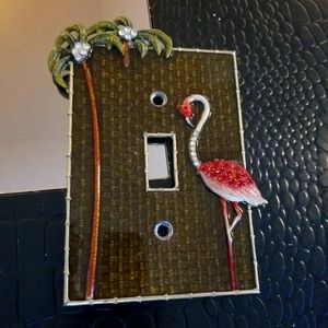 2 Decoative metal light switch plate